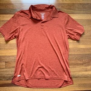 Jockey Men's Rust Sports Polo Shirt